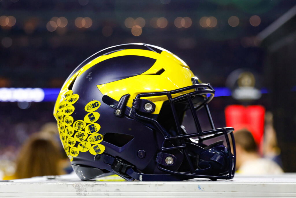Michigan Wolverines Helmet